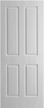 Smartrobe Moulded Panel Woodgrain (Caprice)